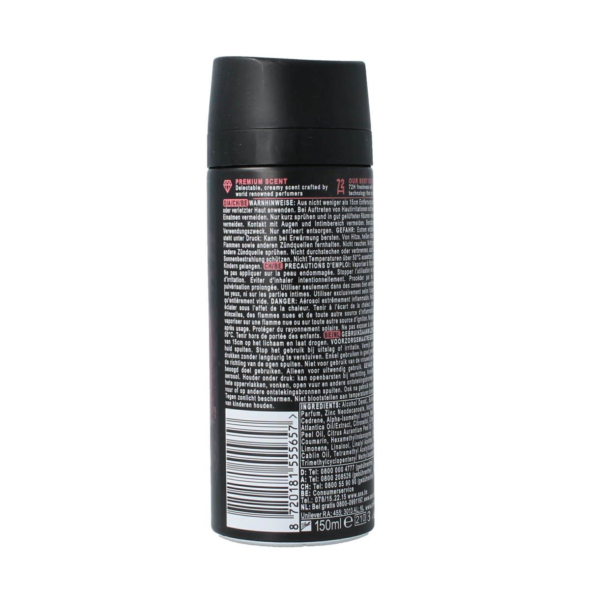 AXE Deodorant bodyspray cocoa velvet 150.00 Milliliter