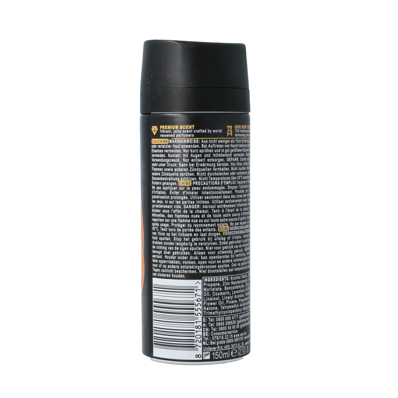 AXE Deodorant bodyspray peach infusion 150 Milliliter