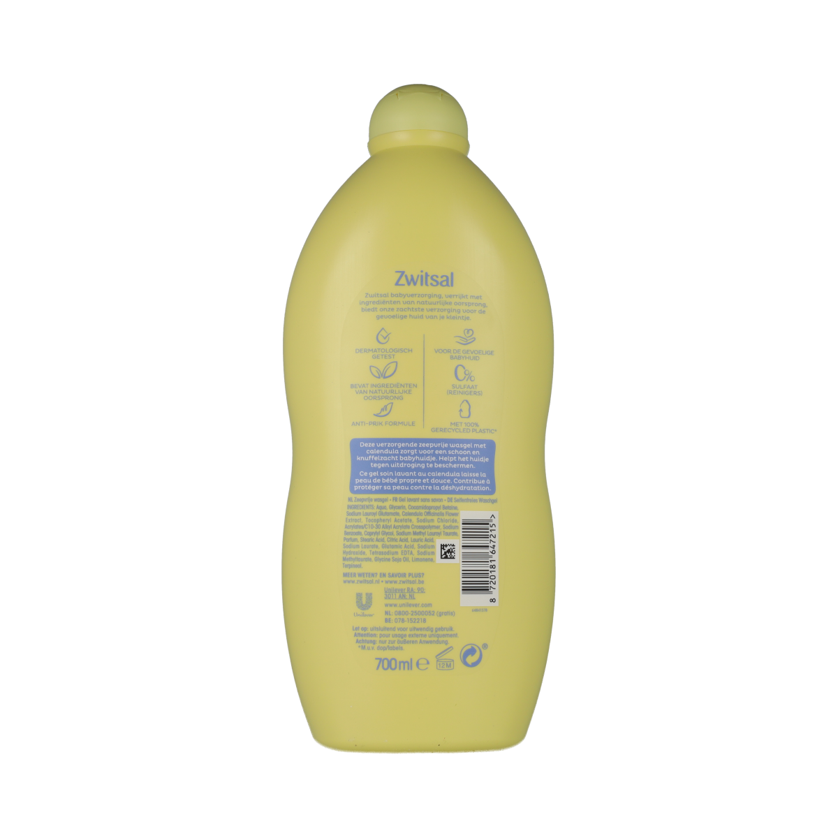 Zwitsal Wasgel 700.00 Milliliter
