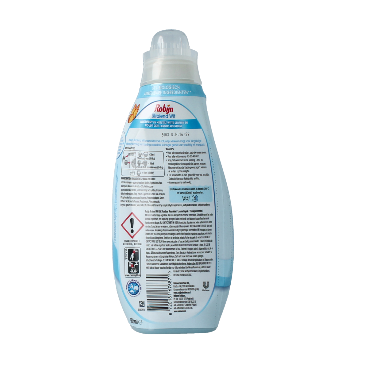 Robijn Wasmiddel stralend wit 665.00 Milliliter