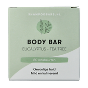 Shampoobars Body bar eucalyptus & tea tree 60.00 Gram