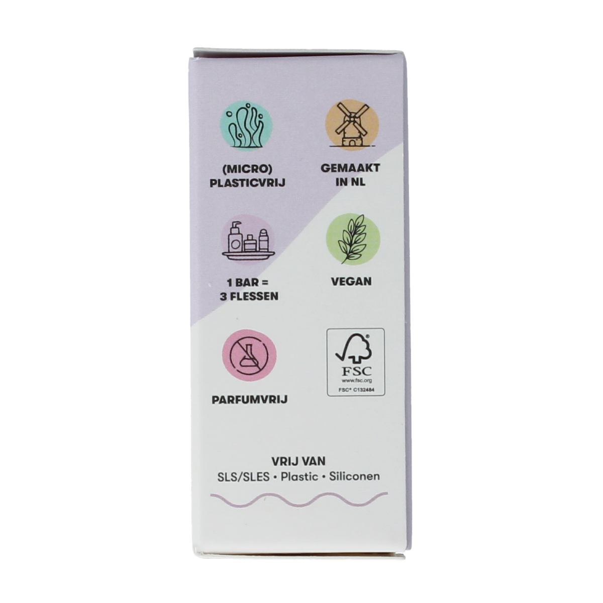 Shampoobars Body bar lavendel 60.00 Gram