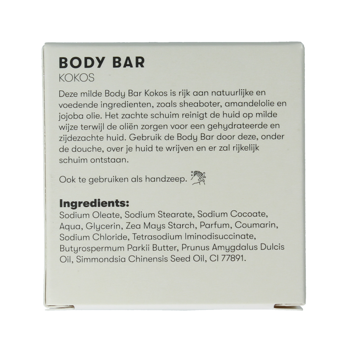 Shampoobars Body bar kokos 60.00 Gram