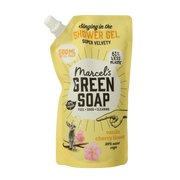 Marcel's Green Soap Showergel vanille & kersenbloesem navulling 500.00 Milliliter