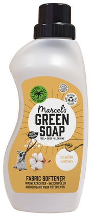 Marcel's Green Soap Wasverzachter vanille & katoen 750 Milliliter