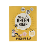 Marcel's Green Soap Handzeep bar vanille & kersenbloesem 90.00 Gram