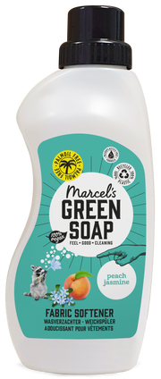Marcel's Green Soap Wasverzachter perzik & jasmijn 750.00 Milliliter