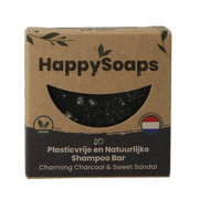 Happysoaps Shampoo bar charming charcoal & sweet sandal 70 Gram