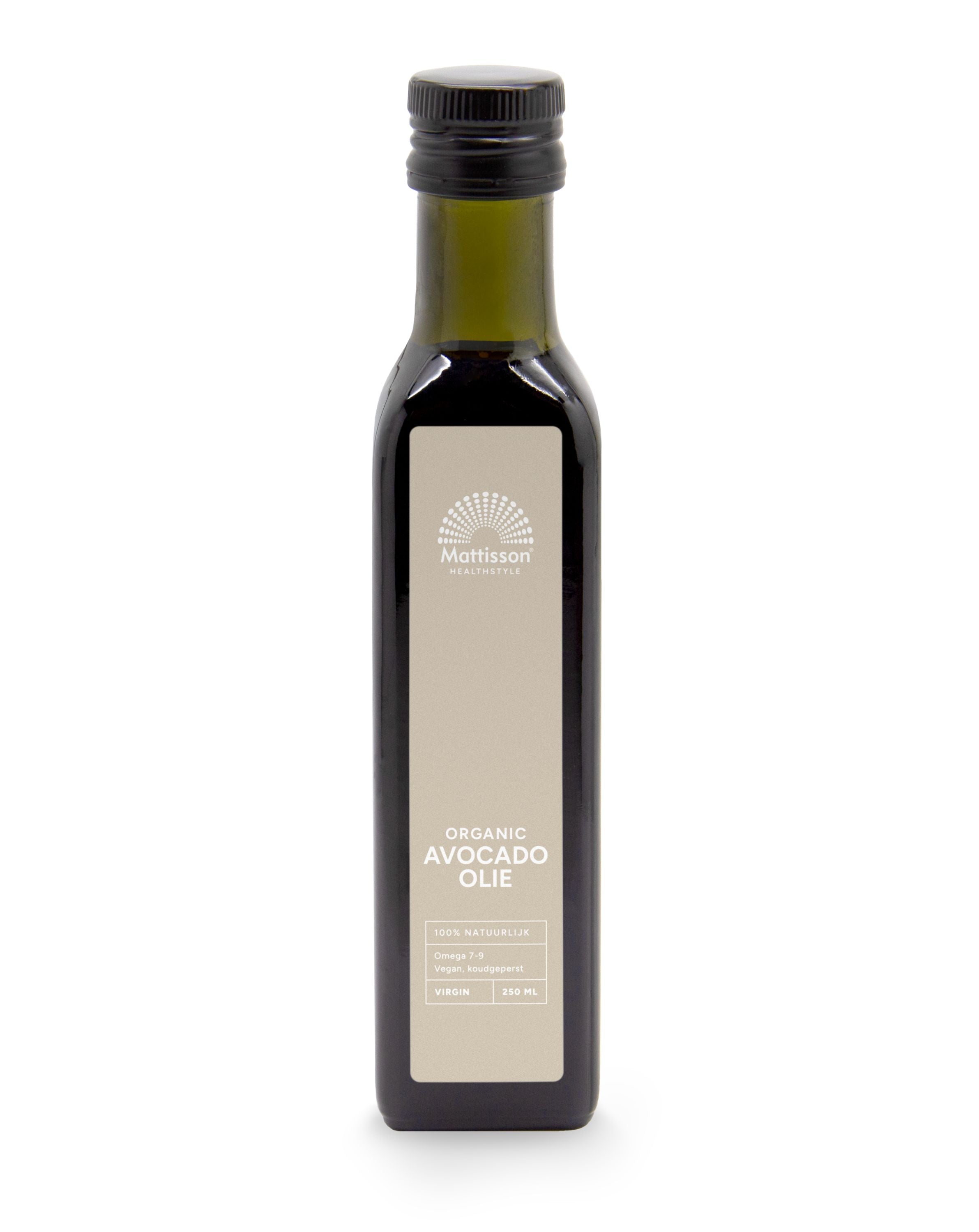 Mattisson Avocado olie virgin koudgeperst bio 250.00 Milliliter