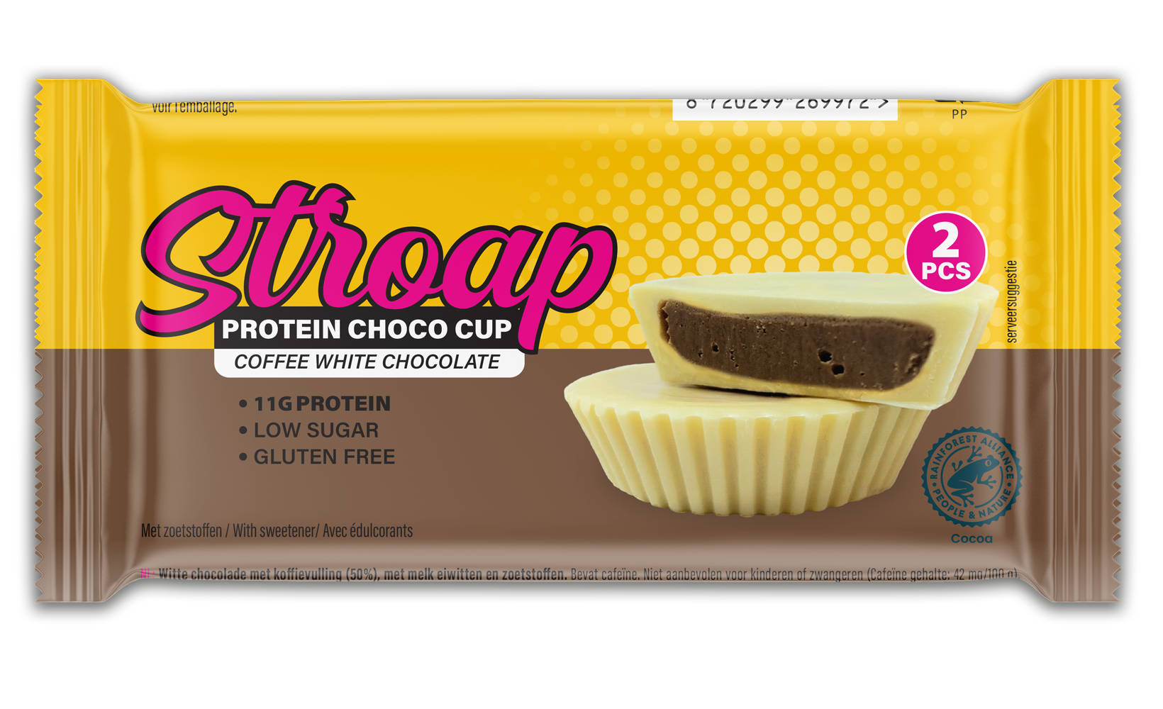 Stroap Protein choco cup coffee white chocolate 42.00 Gram