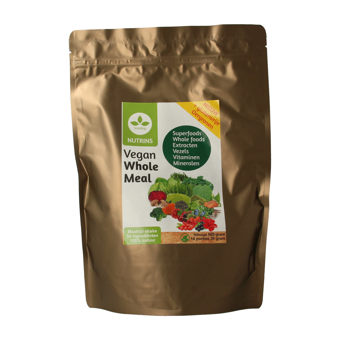 Nutrins  Vegan whole meal maaltijdshake 585.00 Gram