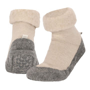 Apollo Huisslof wol anti-slip beige 41/42 1.00 Paar