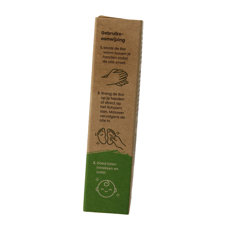 Happysoaps Baby & kids body oil bar aloe you very much 60 Gram