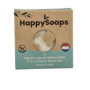 Happysoaps 3-in-1 Travel wash beach 40 Gram
