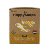 Happysoaps Hand & voetcreme bar soft argan 40 Gram