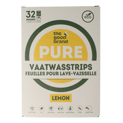The Good Brand Vaatwasstrips lemon 32.00 Stuks