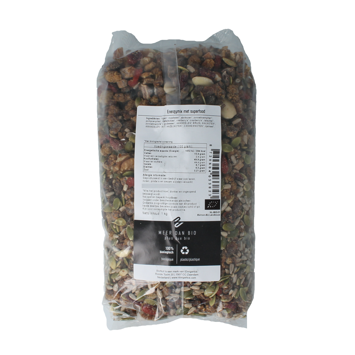 Bionut Energymix met superfood bio 1.00 Kilogram