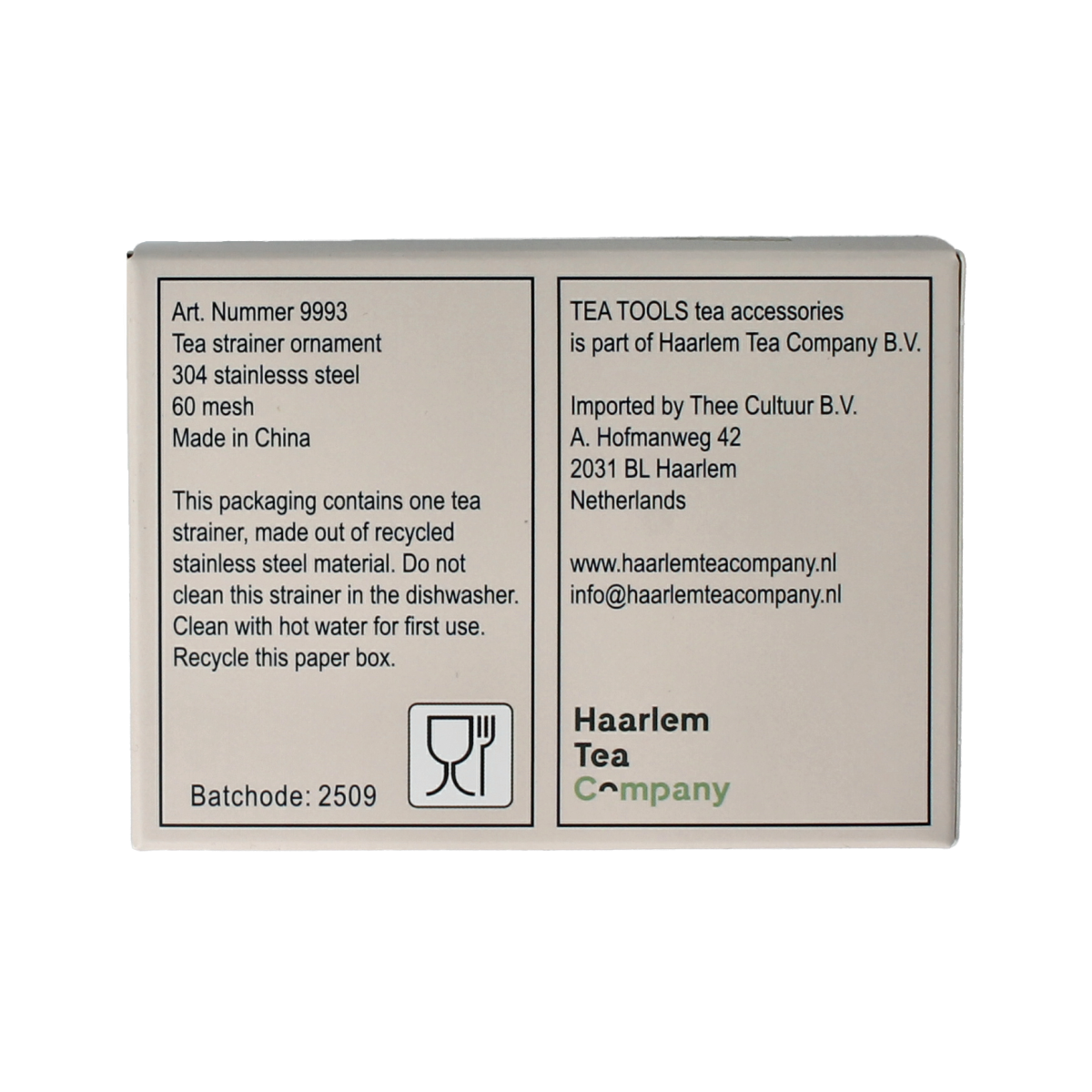 Geels Permanentfilter RVS ornament 1.00 Stuks