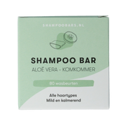 Shampoobars Shampoo bar aloe vera & komkommer 60.00 Gram