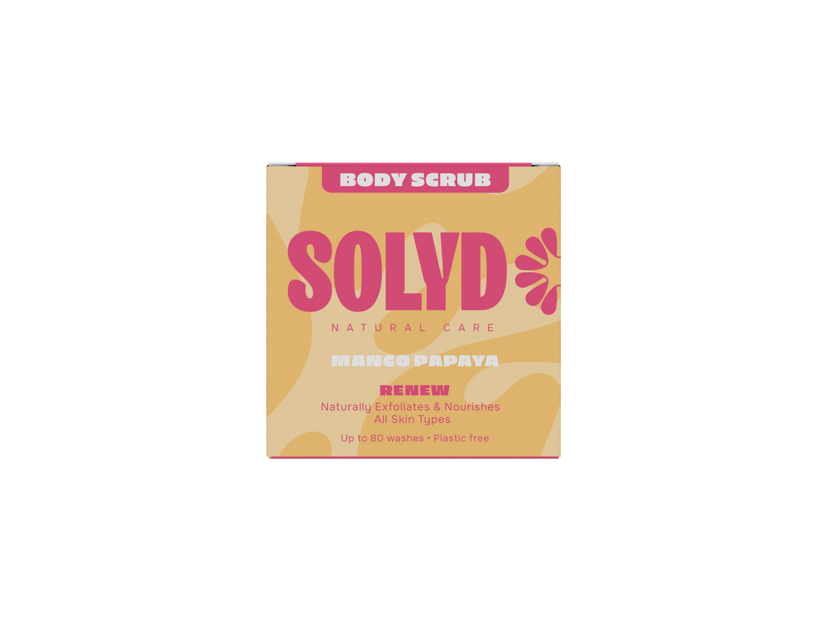 Solyd Body Scrub Bar Mango Papaya 60.00 Gram