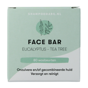 Shampoobars Face bar eucalyptus & tea tree 60.00 Gram