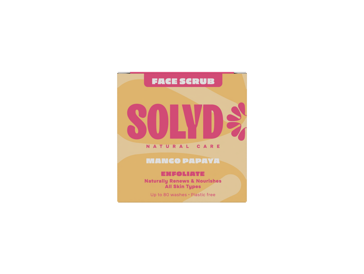 Solyd Face Scrub Bar Mango Papaya 60.00 Gram