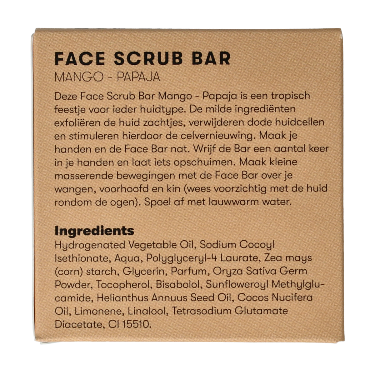 Shampoobars Face bar mango & papaja 60.00 Gram
