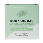 Shampoobars Body oil bar aloe vera & komkommer 45.00 Gram
