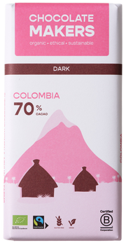 Chocolatemakers Pure delight 70% puur bio 80.00 Gram