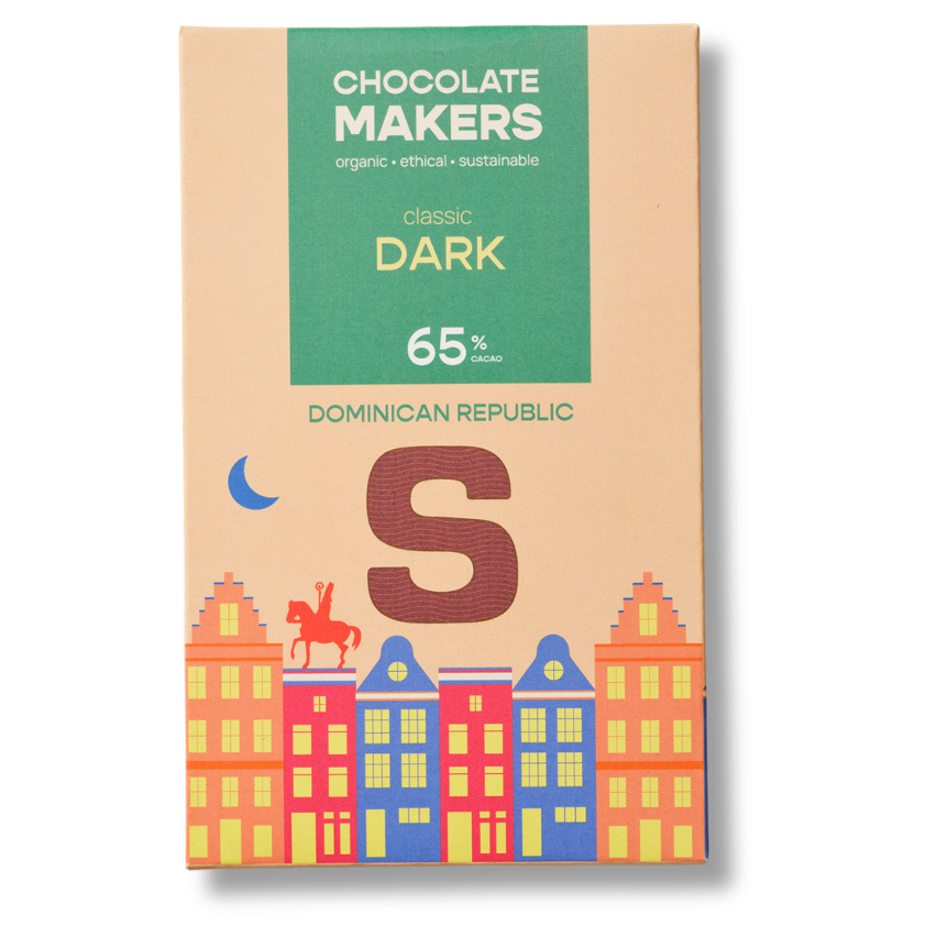 Chocolatemakers Sintletter puur 65% bio 100 Gram