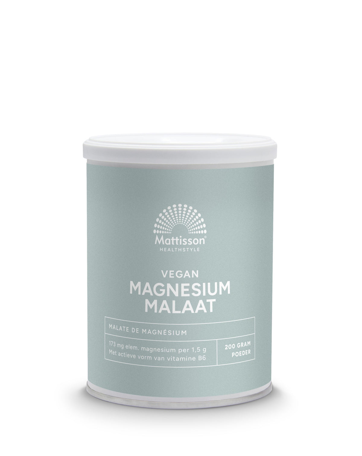 Mattisson Magnesium malaat met actieve vorm vit. b6 200.00 Gram