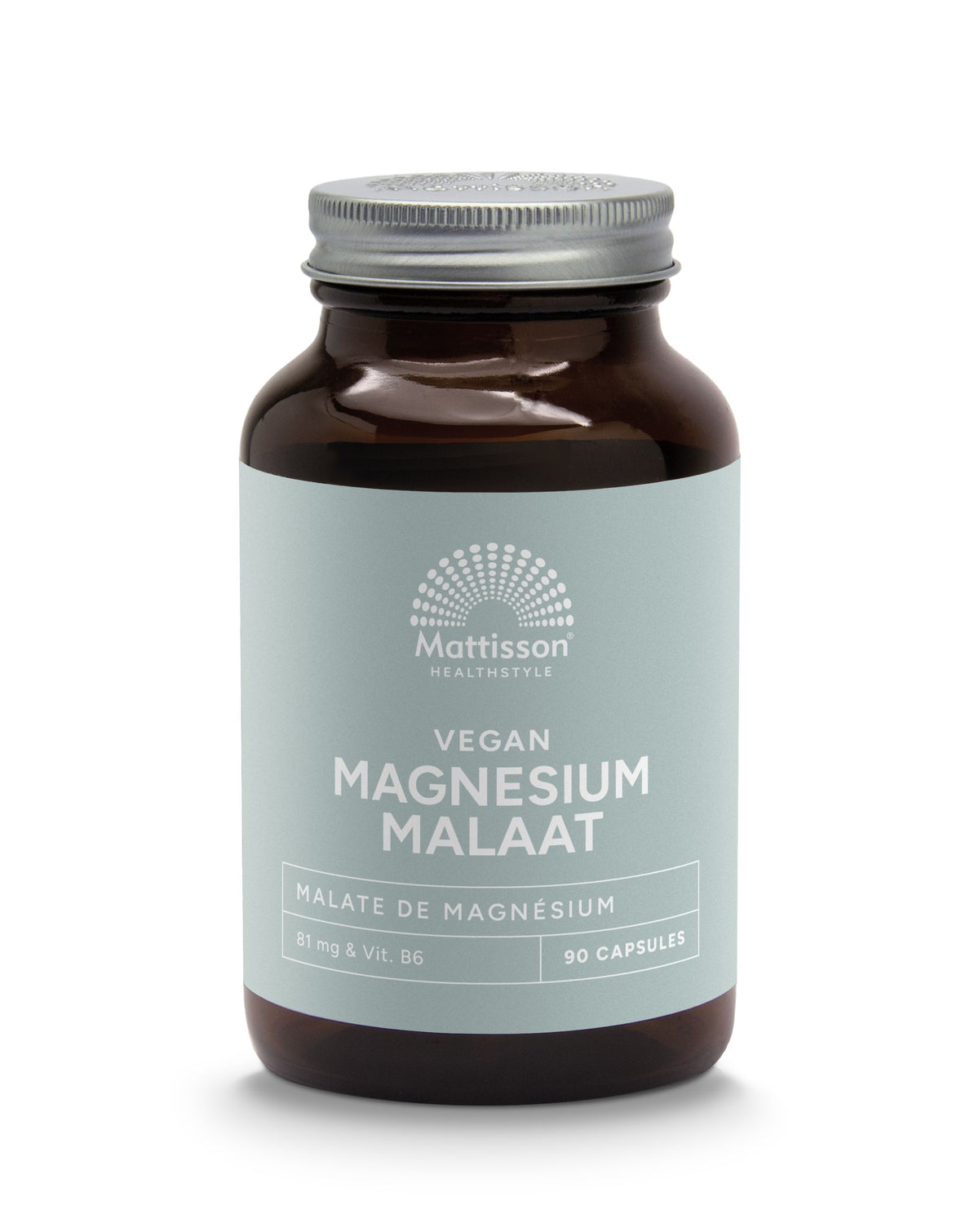 Mattisson Magnesium malaat met actieve vorm vit. b6 90.00 Vegetarische capsules