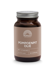 Mattisson Pompoenpitolie met vitamine E 1000mg 60 Capsules