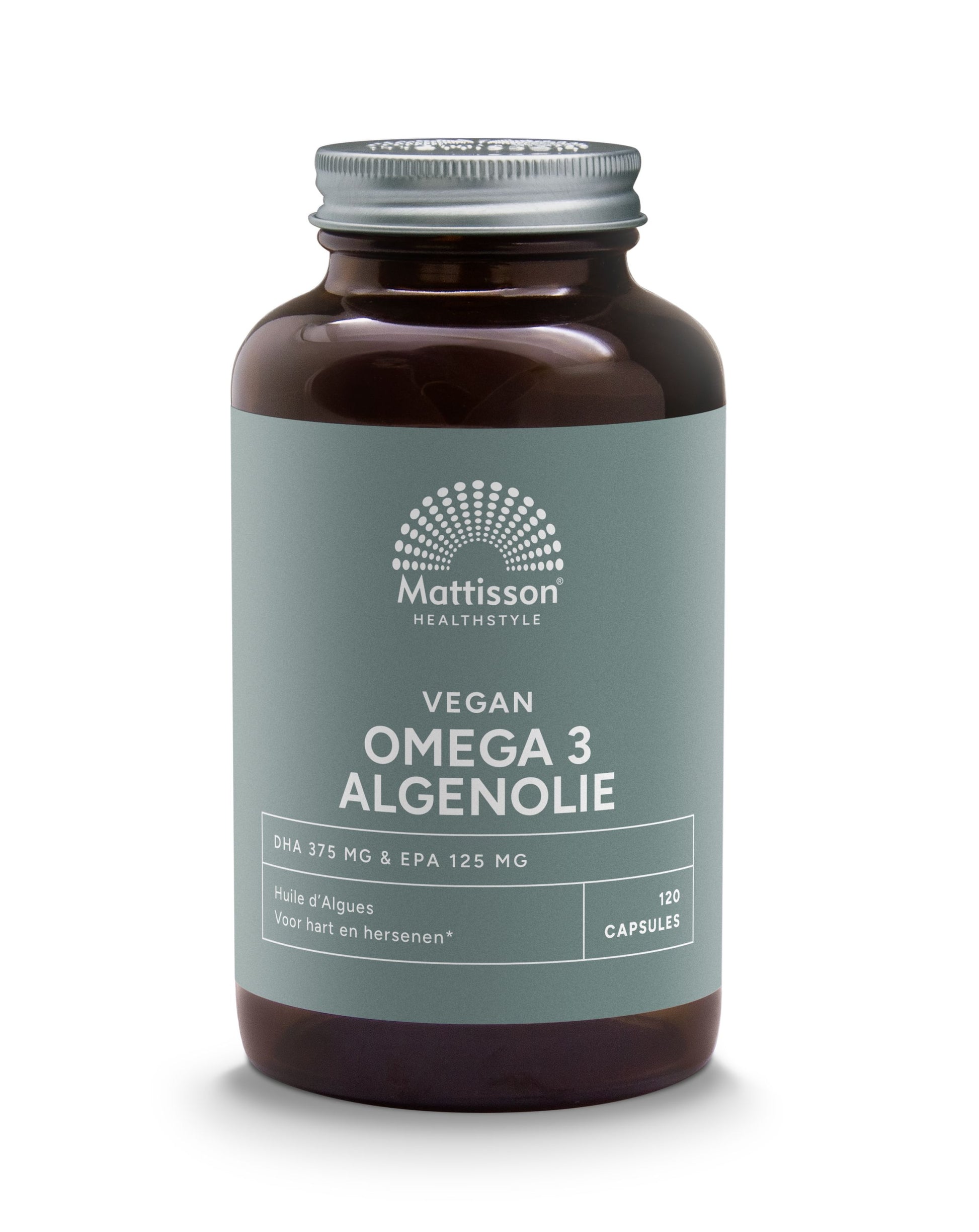 Mattisson Vegan omega 3 algenolie DHA 375mg EPA 125mg 120.00 Vegetarische capsules