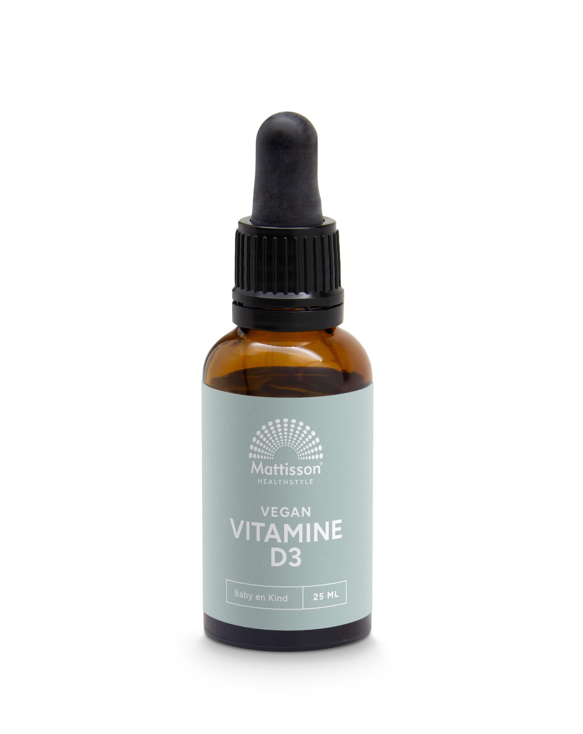 Mattisson Vitamine D3 baby & kind 10mcg vegan druppels 25.00 Milliliter