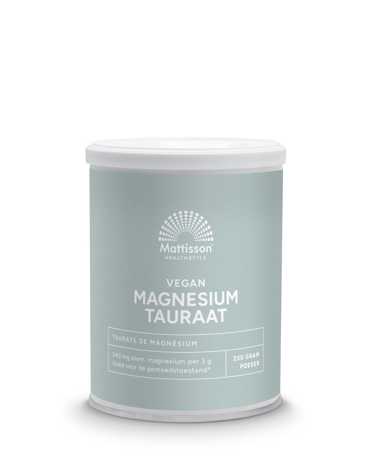 Mattisson Magnesium tauraat poeder vegan 250.00 Gram