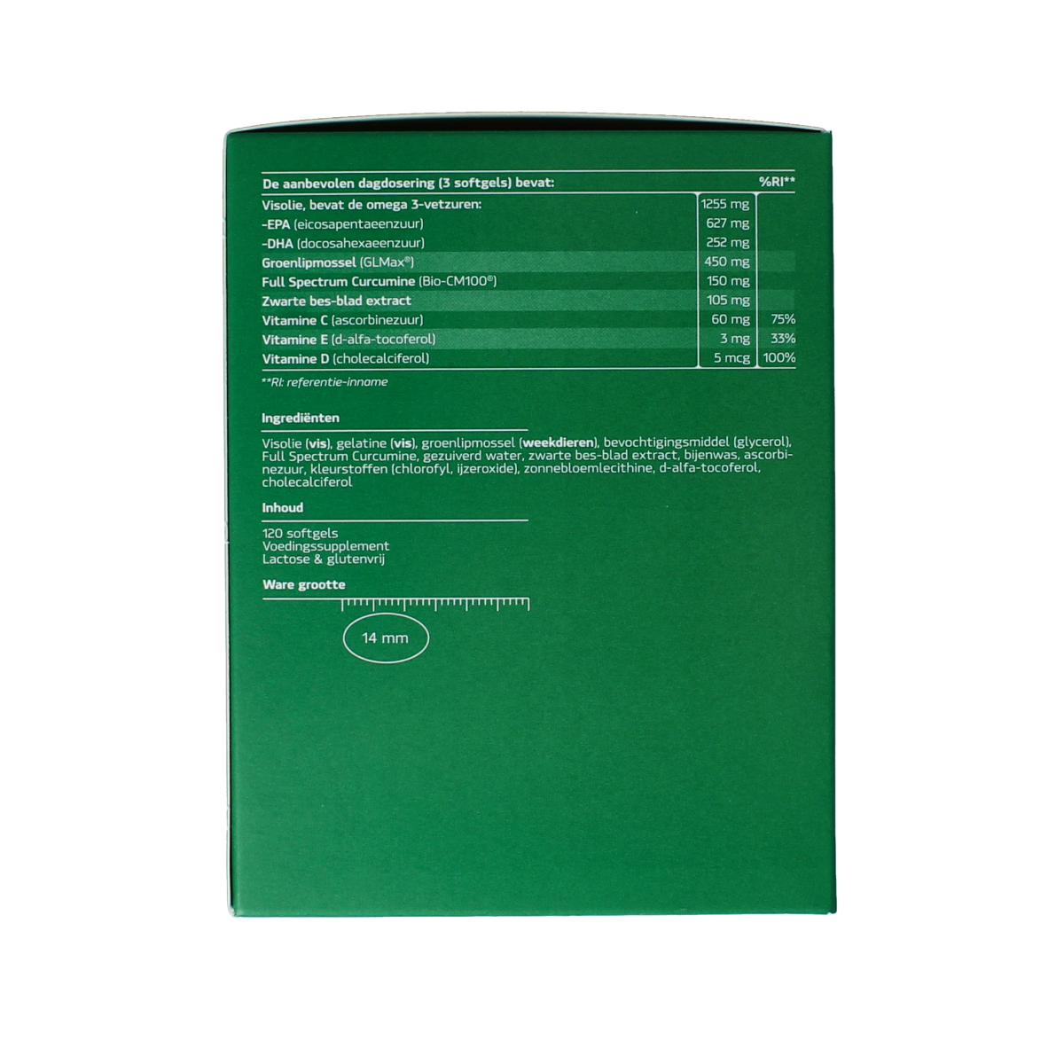 Synofit 5in1 Groenlipmossel complex 120.00 Softgels