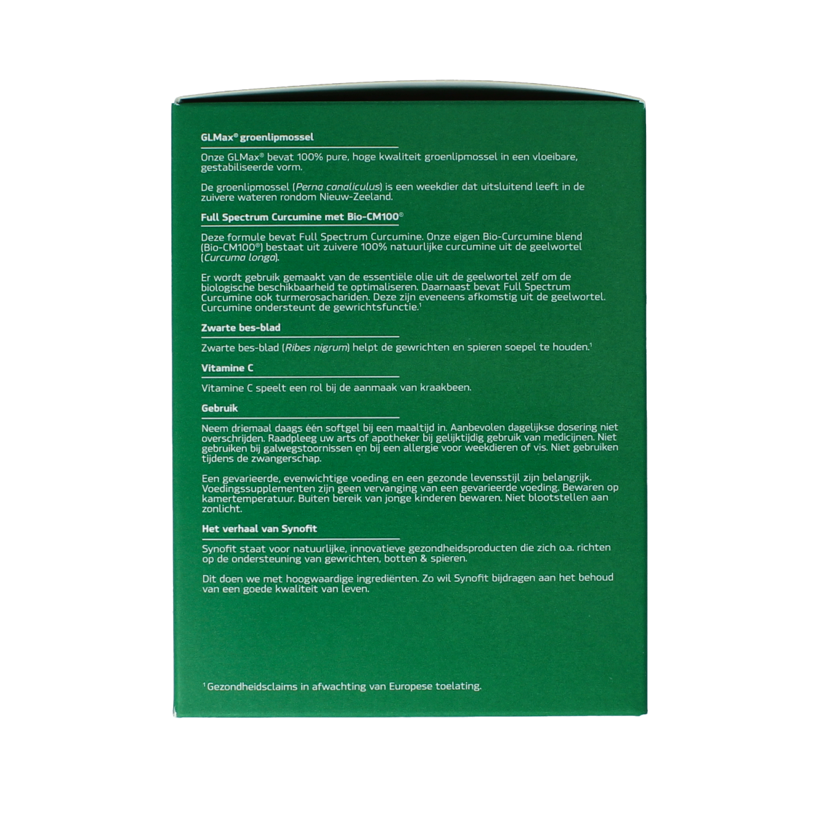 Synofit 5in1 Groenlipmossel complex 120.00 Softgels