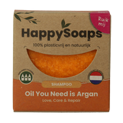 Happysoaps Shampoo bar oil you need argan 1 Stuks