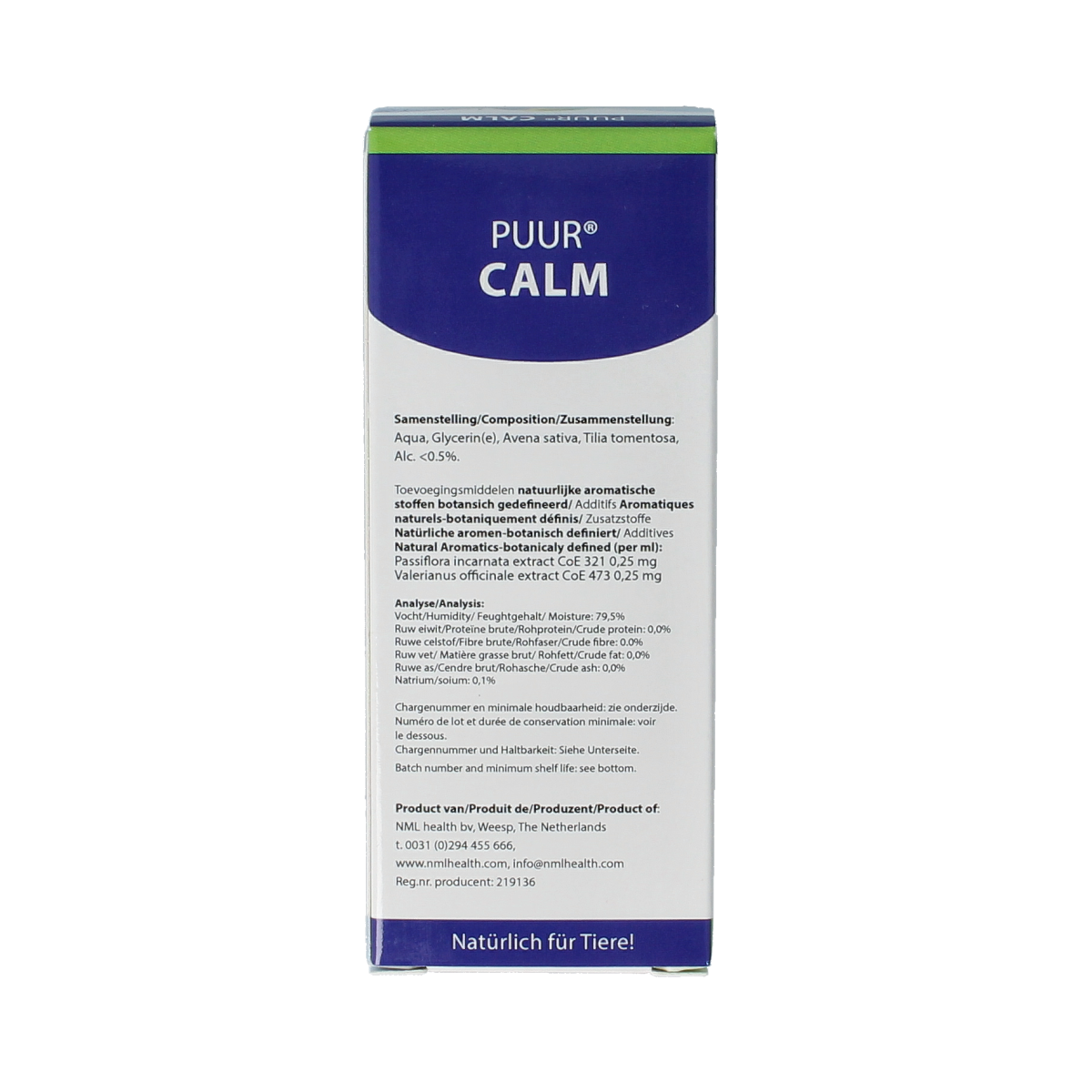 Puur Calm hond/kat 30.00 Milliliter