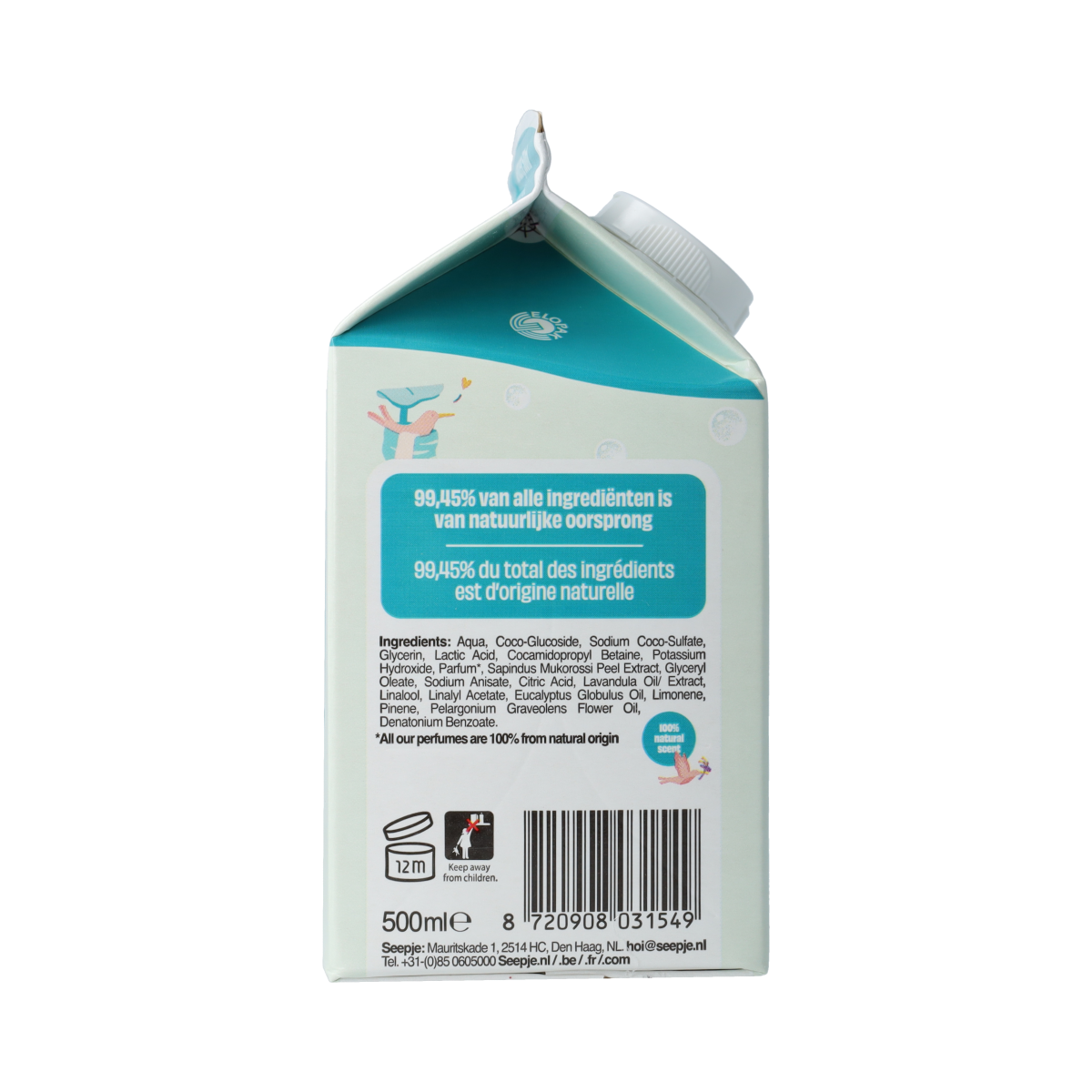 Seepje Handzeep eucalyptus rozemarijn refill 500.00 Milliliter