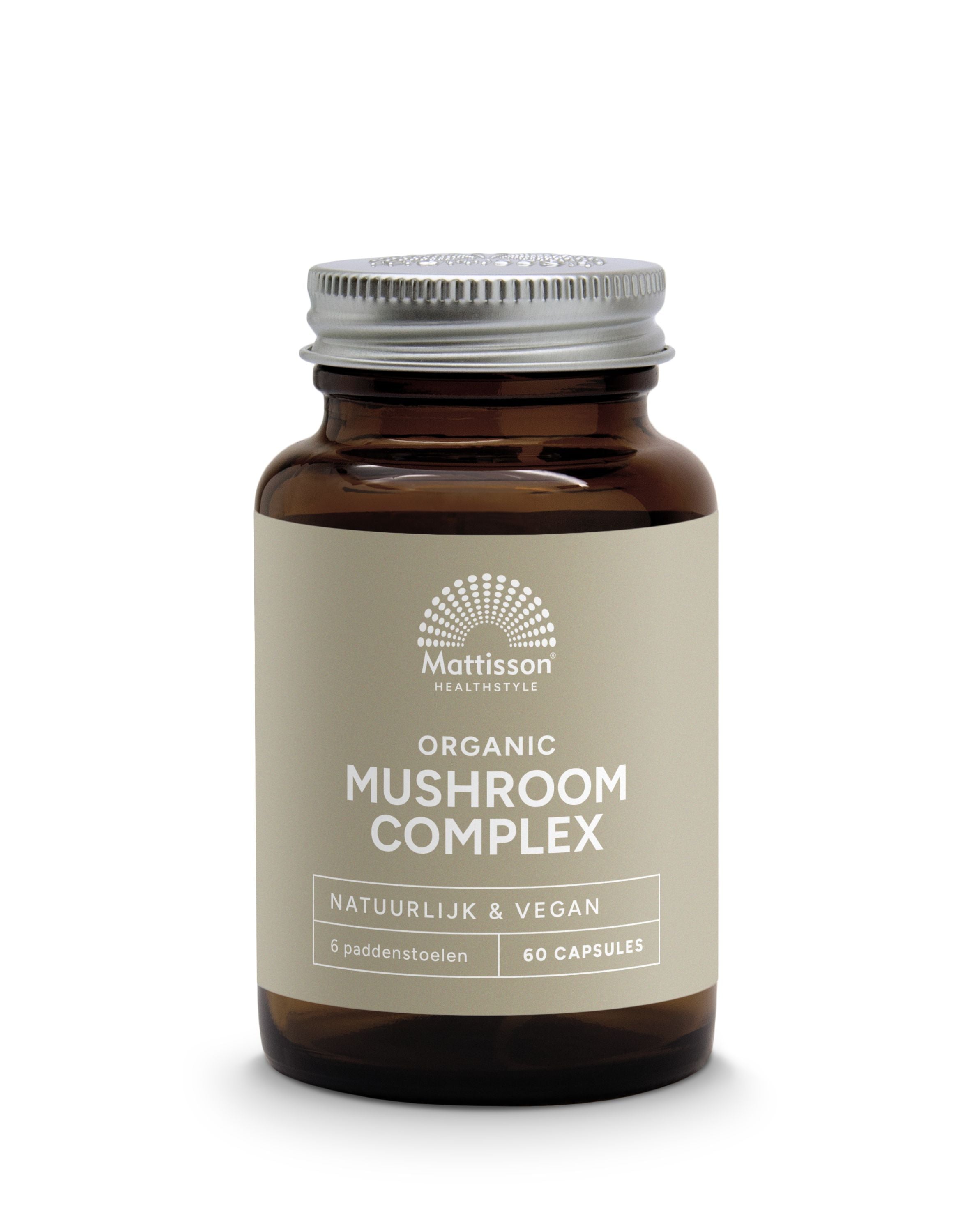 Mattisson Organic mushroom complex bio 60.00 Vegetarische capsules