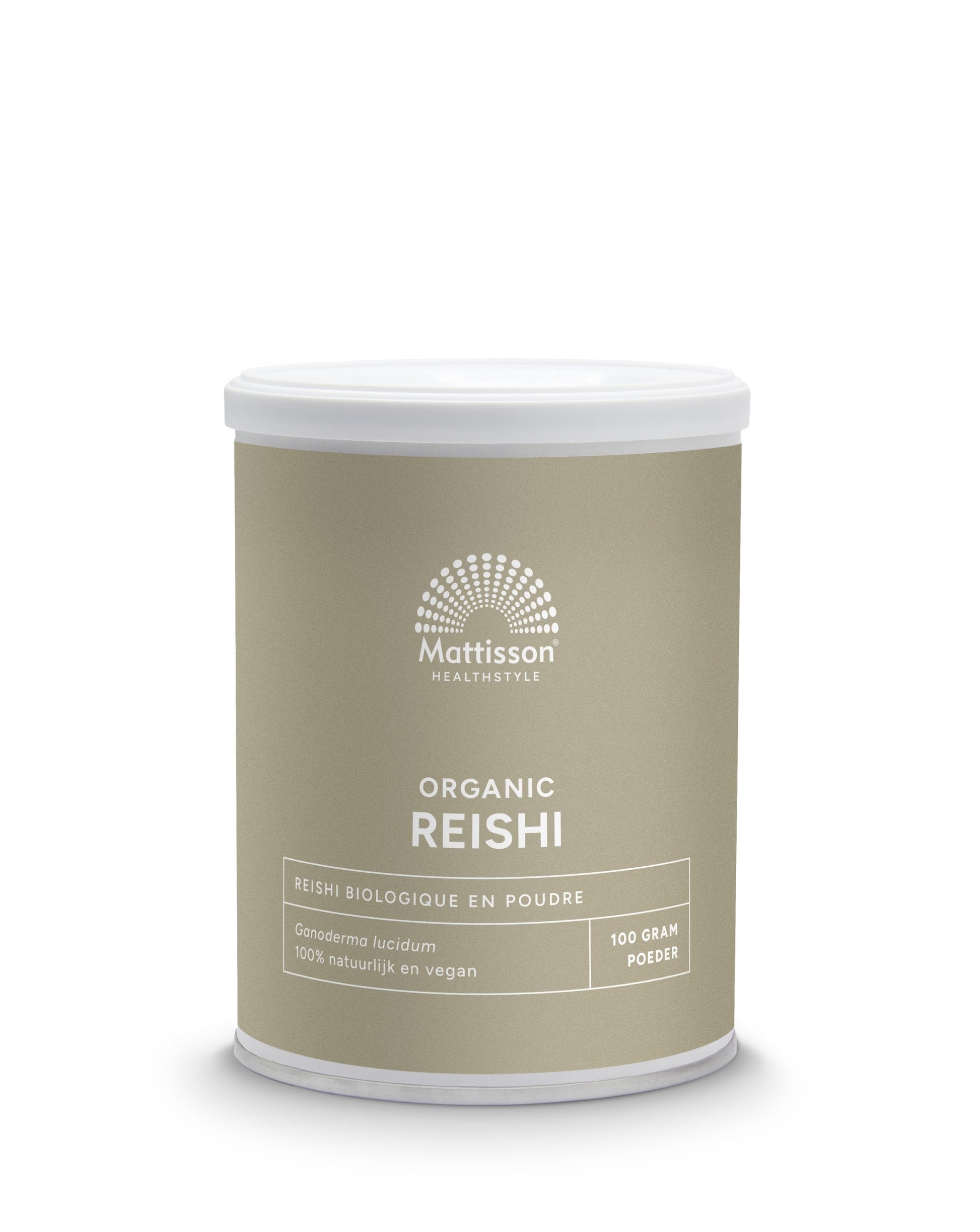 Mattisson Organic reishi poeder bio 100.00 Gram