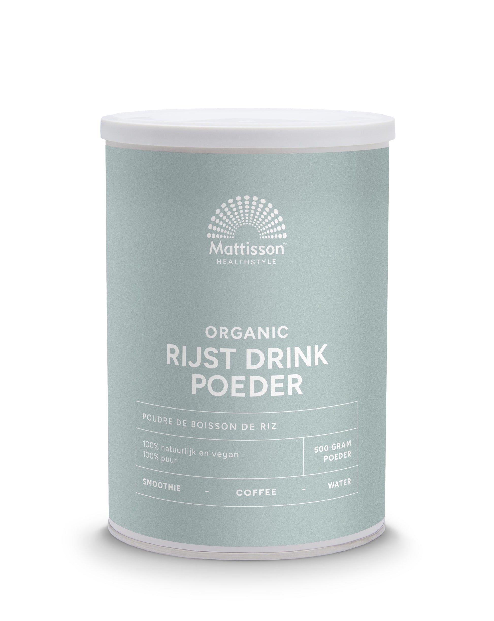 Mattisson Biologisch rijst drink poeder 500.00 Gram