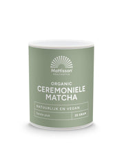 Mattisson Biologische ceremoniele matcha poeder 35.00 Gram