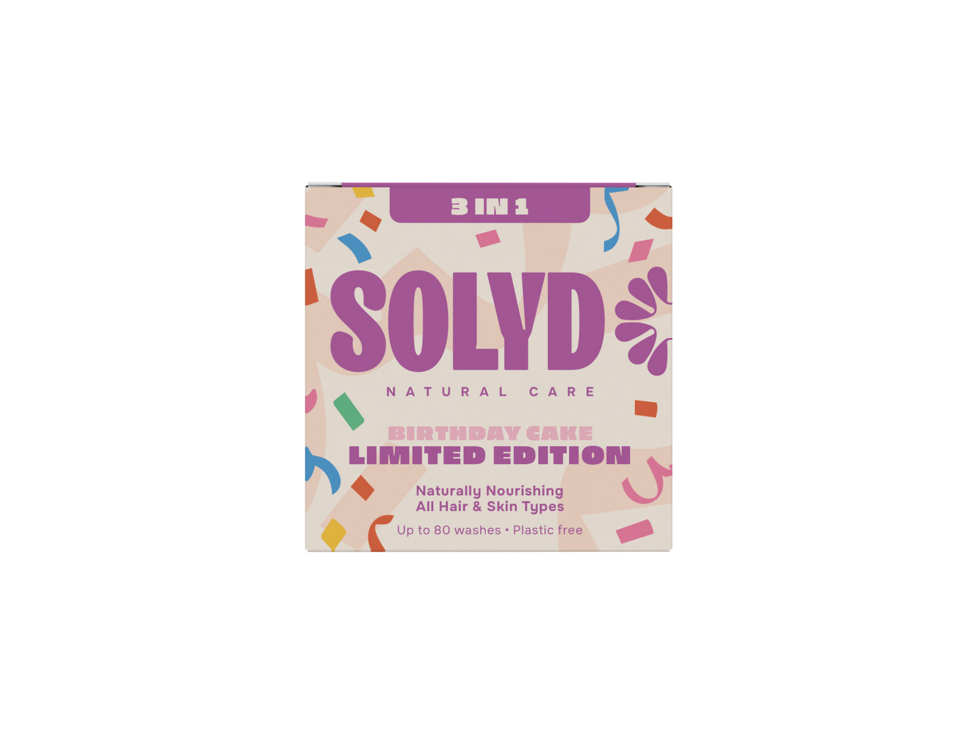 Solyd 3-in-1 Bar Birthday Cake 60.00 Gram