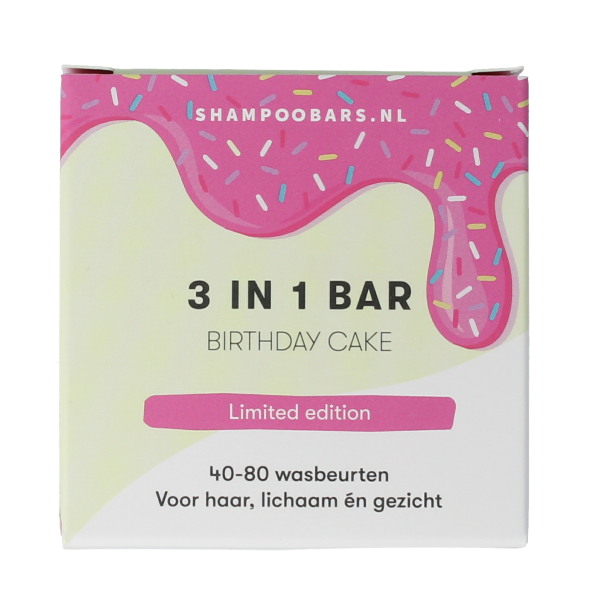 Solyd 3 in 1 bar birthday cake 60.00 Gram
