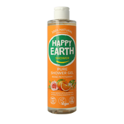 Happy Earth Pure showergel rose petitgrain 300.00 Milliliter