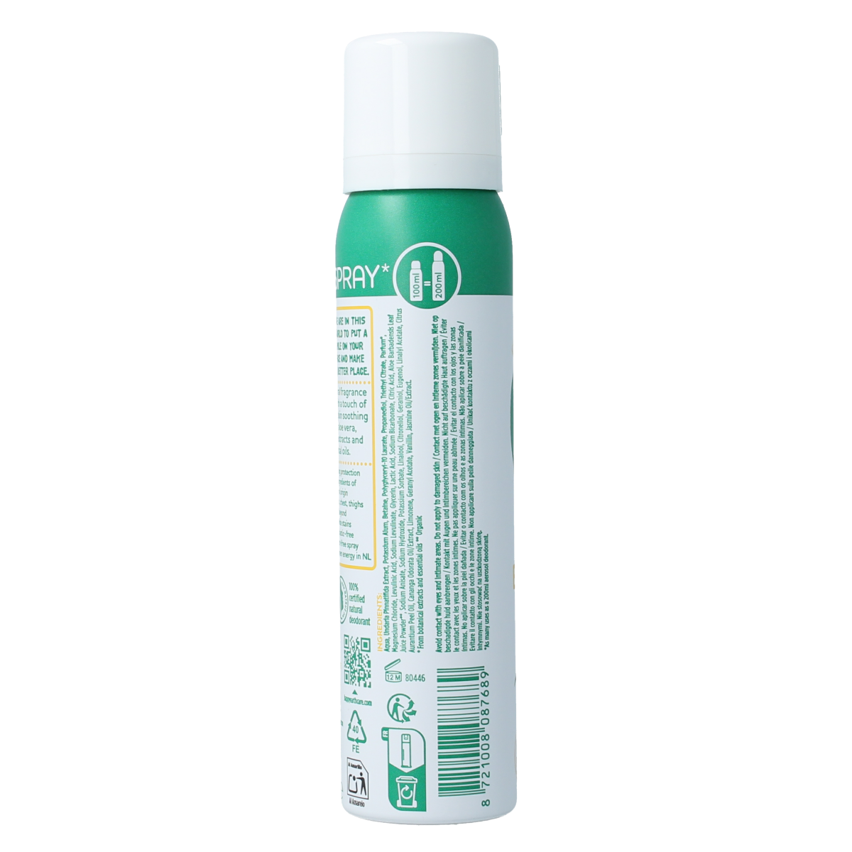 Happy Earth Deodorant bodyspray jasmine ho wood 100.00 Milliliter