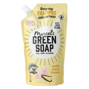 Marcel's Green Soap Shampoo vanille & kersenbloesem navulling 500.00 Milliliter